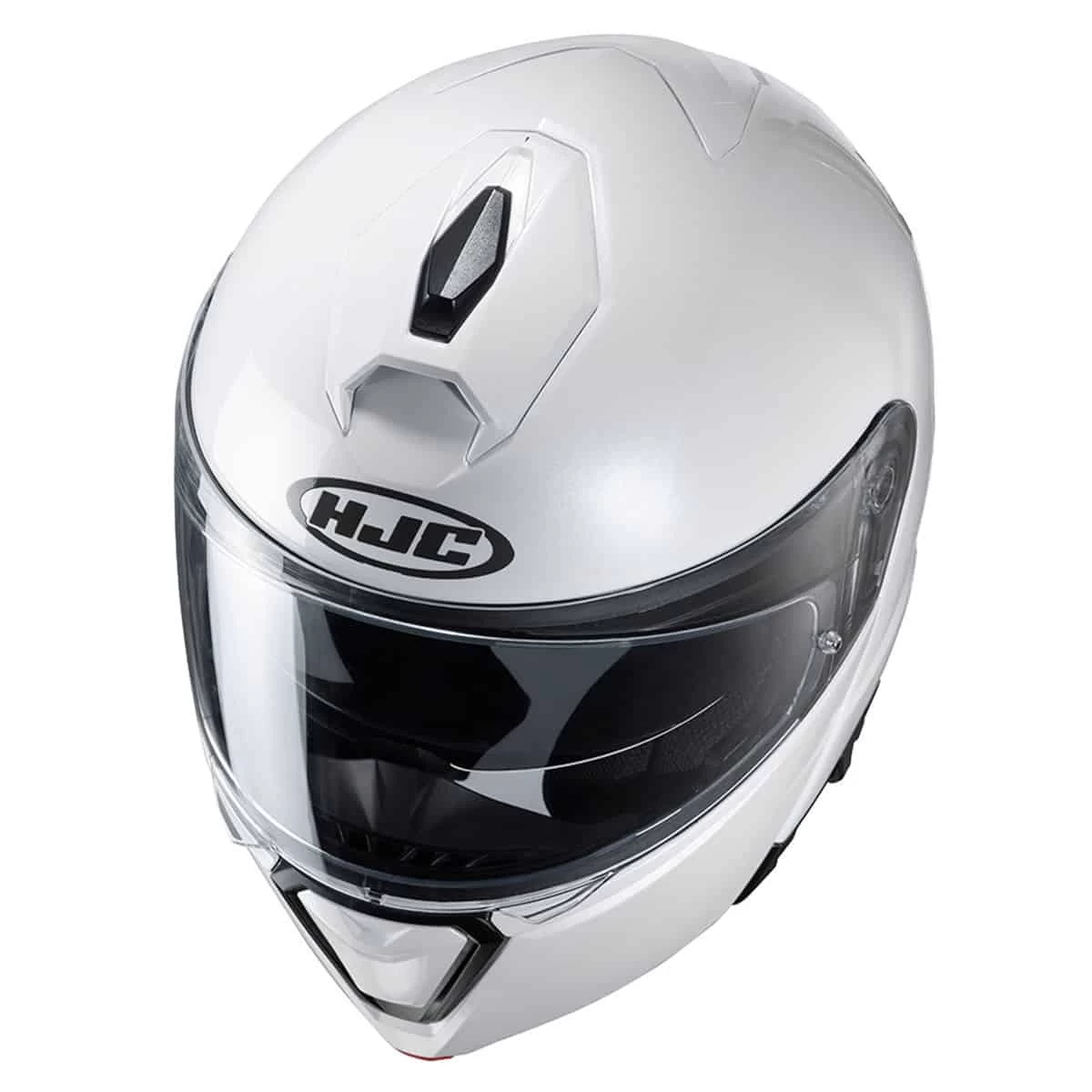 HJC I90 Flip Front Helmet - Pearl White 2 HJC I90 Flip Front Helmet - Pearl White - Image 2