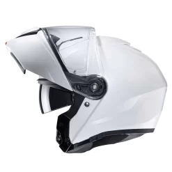 HJC I90 Flip Front Helmet - Pearl White 5 HJC I90 Flip Front Helmet - Pearl White -Rider Gear Sales Store HJC i90 Flip Front Helmet Pearl White 3