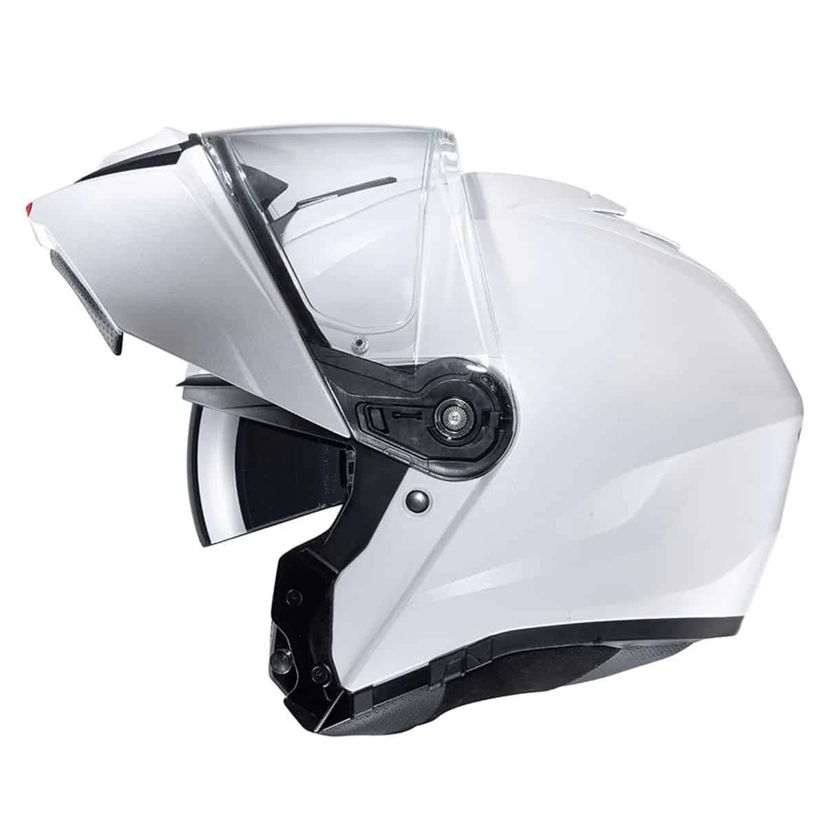HJC I90 Flip Front Helmet - Pearl White 3 HJC I90 Flip Front Helmet - Pearl White - Image 3