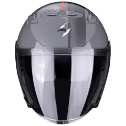 Scorpion Exo-230 SR Helmet - Cement Grey Red 5 Scorpion Exo-230 SR Helmet - Cement Grey Red -Rider Gear Sales Store Scorpion Exo 230 SR Helmet Cement Grey Red 3