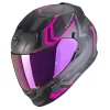 Scorpion Exo-491 Helmet Spin - Matt Black Pink