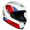 AGV K6 Hyphen Helmet - White Red Blue