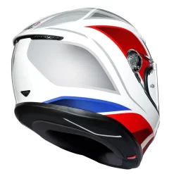 AGV K6 Hyphen Helmet - White Red Blue -Rider Gear Sales Store agv k6 hyphen helmet white red blue getgearedshop 3