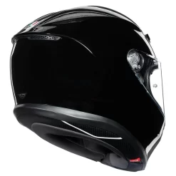AGV K6 Solid Helmet - Black -Rider Gear Sales Store agv k6 solid helmet black getgearedshop 3