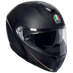 AGV Sports Modular Tricolore Helmet - Carbon Red Green