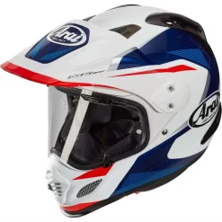 Arai Tour-X 4 Break Helmet - White Blue Red