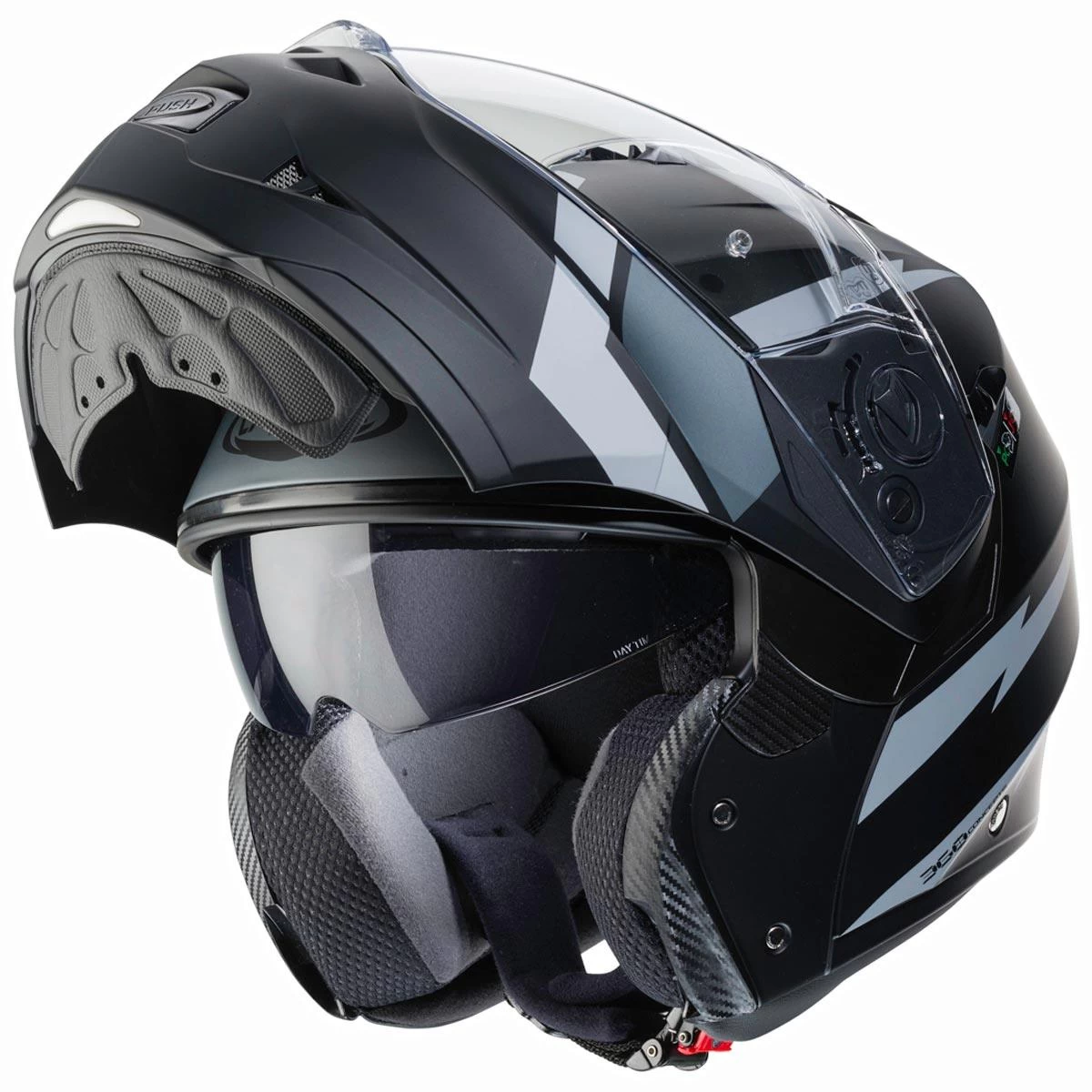 Caberg Duke II Kito Helmet - Black Anthracite 2 Caberg Duke II Kito Helmet - Black Anthracite - Image 2