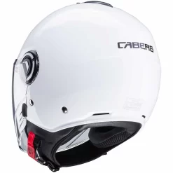 Caberg Riviera V4 Helmet - White -Rider Gear Sales Store caberg riviera v4 helmet white getgearedshop 3