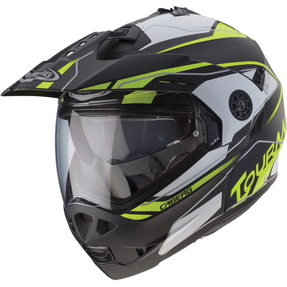 Caberg Tourmax Marathon Helmet - Black Yellow Anthracite 1 Caberg Tourmax Marathon Helmet - Black Yellow Anthracite