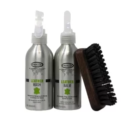 Leather Boots Care Set With Brush - 150ml X 2