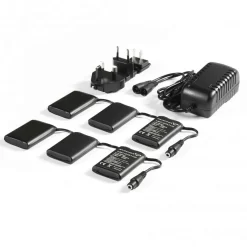 Macna Batteries + Charger Kit For Gloves 12V 3Amp - 2 Battery Sets