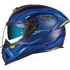 Nexx SX.100R Helmet Skidder - Blue Neon