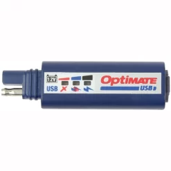 Optimate Universal USB Charger (SAE Connector) - Black