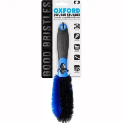 Oxford Double Stubble Double Loop Wheel Brush - Black/Blue