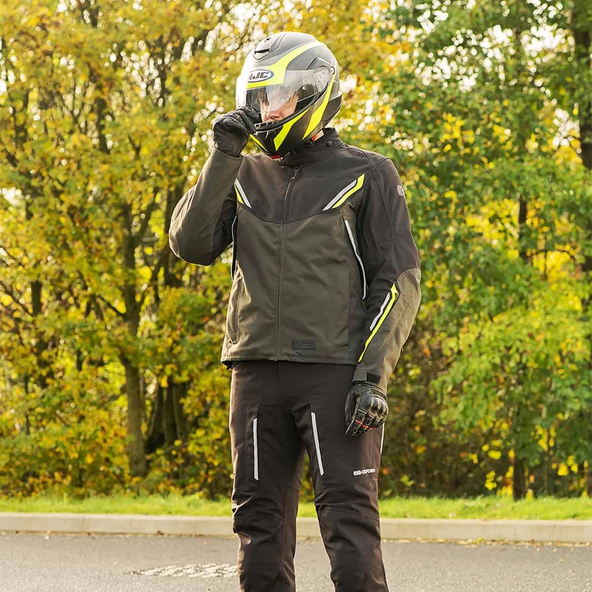 Oxford Hinterland Advanced Jacket WP - Black Grey Fluo 5 Oxford Hinterland Advanced Jacket WP - Black Grey Fluo - Image 5