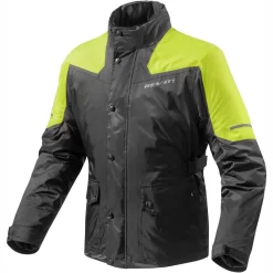 Rev'It! Nitric 2 H2O Rain Jacket WP - Black Yellow - SALE