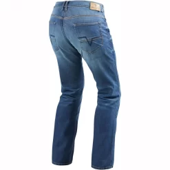 Rev It Philly 2 Relaxed Jeans 34in Leg - Denim Blue - SALE -Rider Gear Sales Store rev it philly 2 relaxed jeans 34in leg denim blue getgearedshop 3