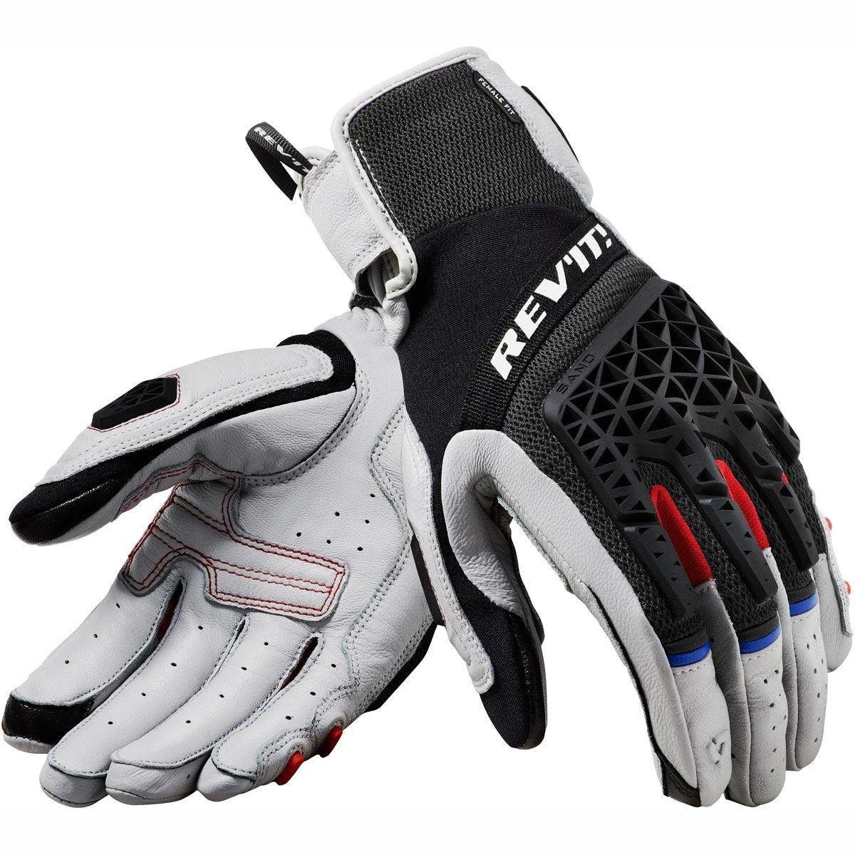 Rev It! Sand 4 Ladies Gloves - Light Grey Black 1 Rev It! Sand 4 Ladies Gloves - Light Grey Black
