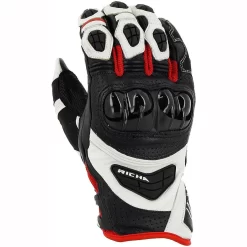 Richa Stealth Gloves - Black White Red
