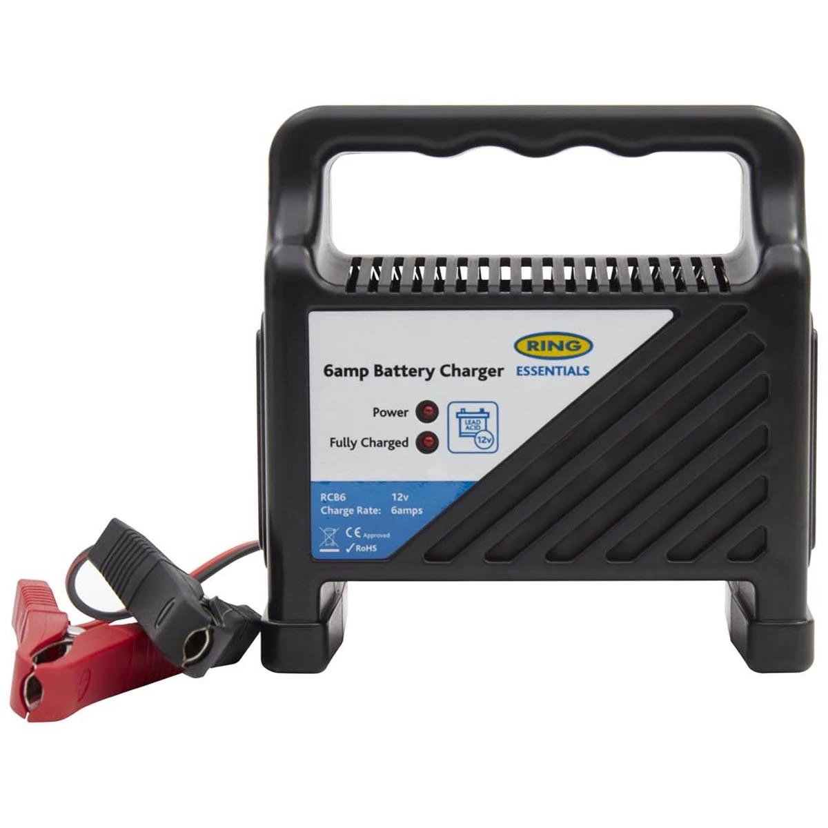 Ring 12v 6a Essentials Battery Charger - Black 1 Ring 12v 6a Essentials Battery Charger - Black