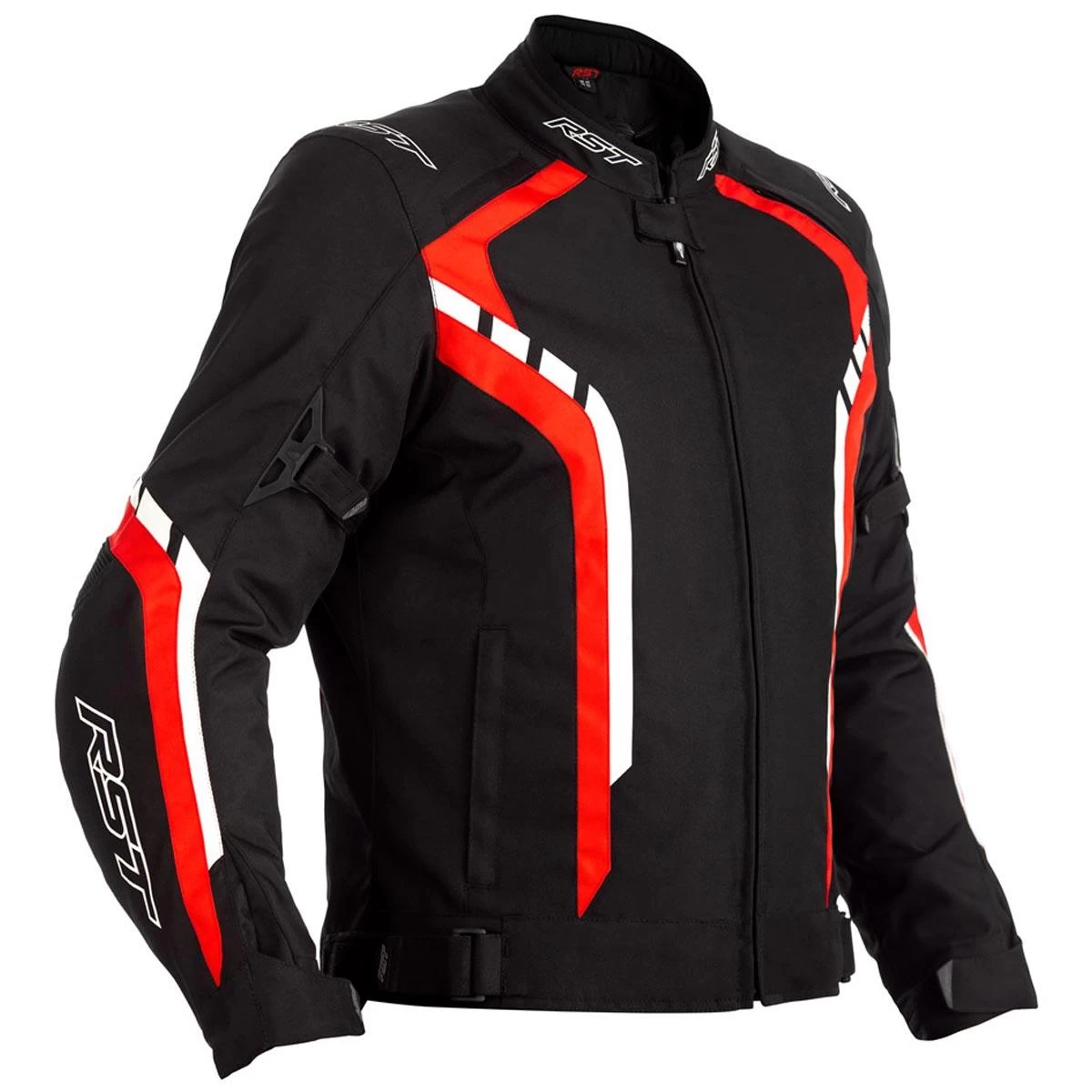 RST Axis Textile Jacket CE WP - Black Red White 1 RST Axis Textile Jacket CE WP - Black Red White