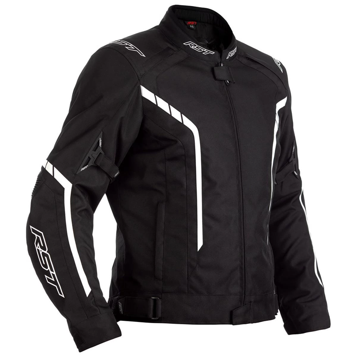 RST Axis Textile Jacket CE WP - Black White 1 RST Axis Textile Jacket CE WP - Black White