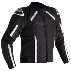 RST S-1 Textile Jacket CE WP - Black White