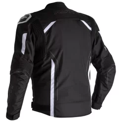 RST S-1 Textile Jacket CE WP - Black White -Rider Gear Sales Store rst s 1 textile jacket ce wp black white getgearedshop 3