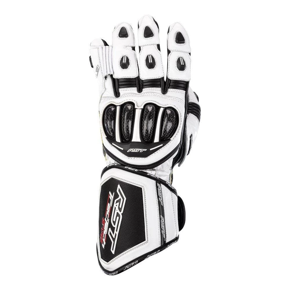 RST Tractech Evo 4 Gloves CE - White Black 1 RST Tractech Evo 4 Gloves CE - White Black