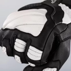 RST Turbine Gloves CE - Black White -Rider Gear Sales Store rst turbine gloves ce black white getgearedshop 3