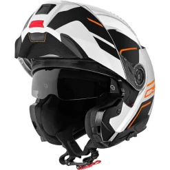 Schuberth C5 Flip Helmet Master - Orange -Rider Gear Sales Store schuberth c5 flip helmet master orange getgearedshop 3