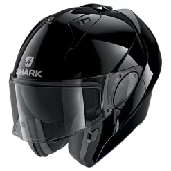 Shark Evo-ES Flip Helmet BLK - Black -Rider Gear Sales Store shark evo es flip helmet blk black getgearedshop 3