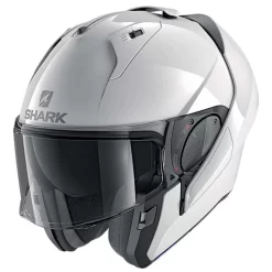 Shark Evo-ES Flip Helmet WHU - White -Rider Gear Sales Store shark evo es flip helmet whu white getgearedshop 3