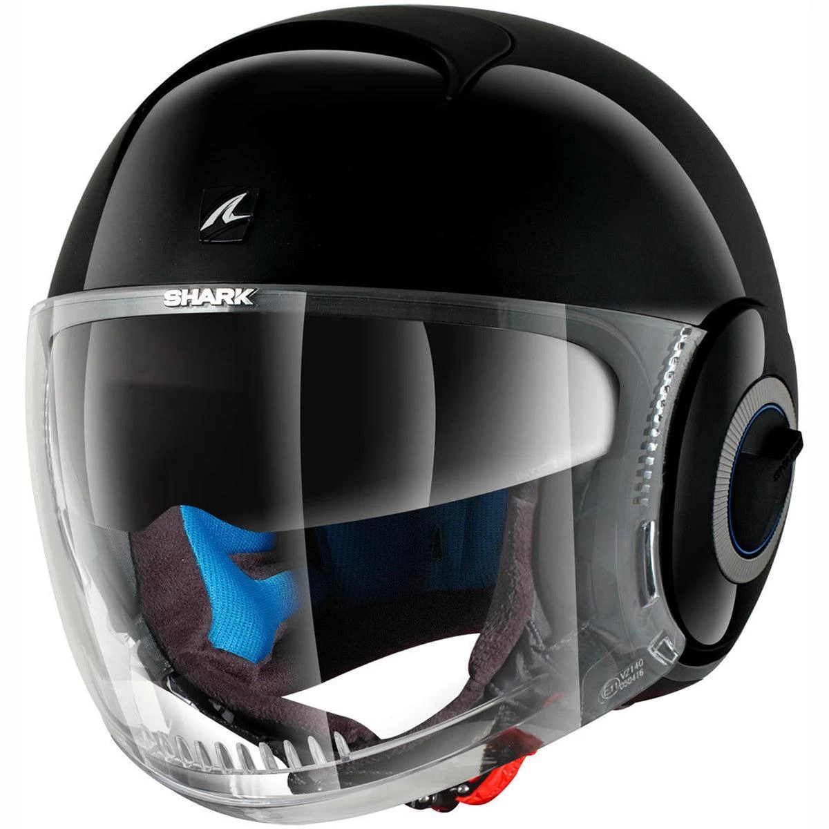 Shark Nano Helmet Blank BLK - Black 1 Shark Nano Helmet Blank BLK - Black