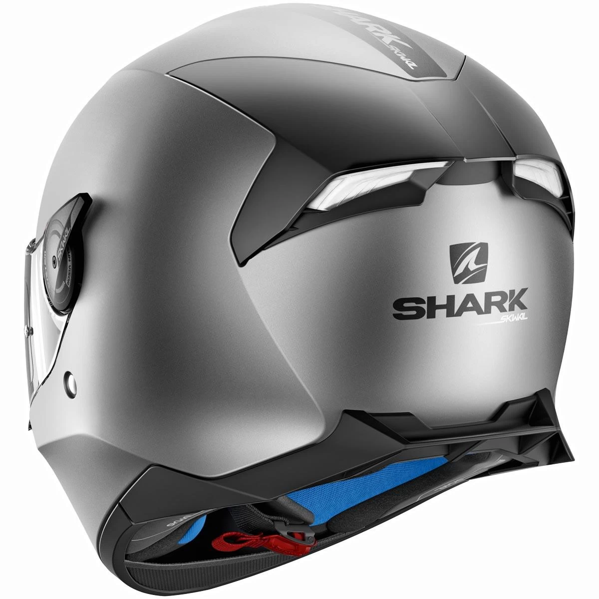 Shark Skwal 2 Blank MAT AMA Helmet - Matt Grey 2 Shark Skwal 2 Blank MAT AMA Helmet - Matt Grey - Image 2