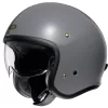 Shoei J-O Open Face Helmet - Basalt Grey