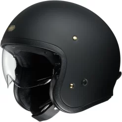 Shoei J-O Open Face Helmet - Matt Black
