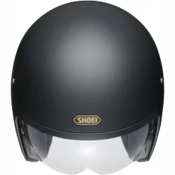 Shoei J-O Open Face Helmet - Matt Black -Rider Gear Sales Store shoei j o open face helmet matt black getgearedshop 3