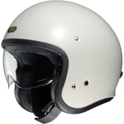 Shoei J-O Open Face Helmet - White