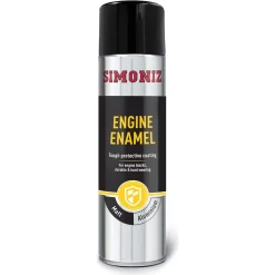 Simoniz Aluminium Engine Enamel One Coat Tough Paint Spray Can - 500ml