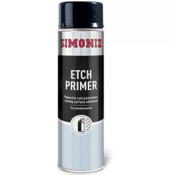 Simoniz Etch Primer Spray Aerosol Can Car Motorcycle Silver - 500ml