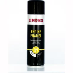 Simoniz Gloss Black Engine Enamel One Coat Tough Paint Spray Can - 500ml