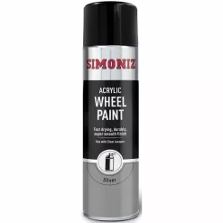 Simoniz Silver Wheel Paint Spray Aerosol Can - 500ml