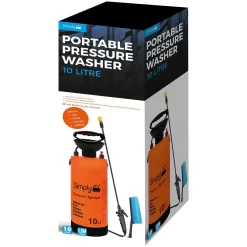 Simply Portable Pressure Sprayer With Brush 10 Litres