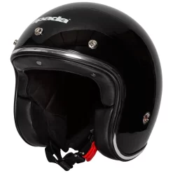 Spada Open Face Classic Helmet - Black