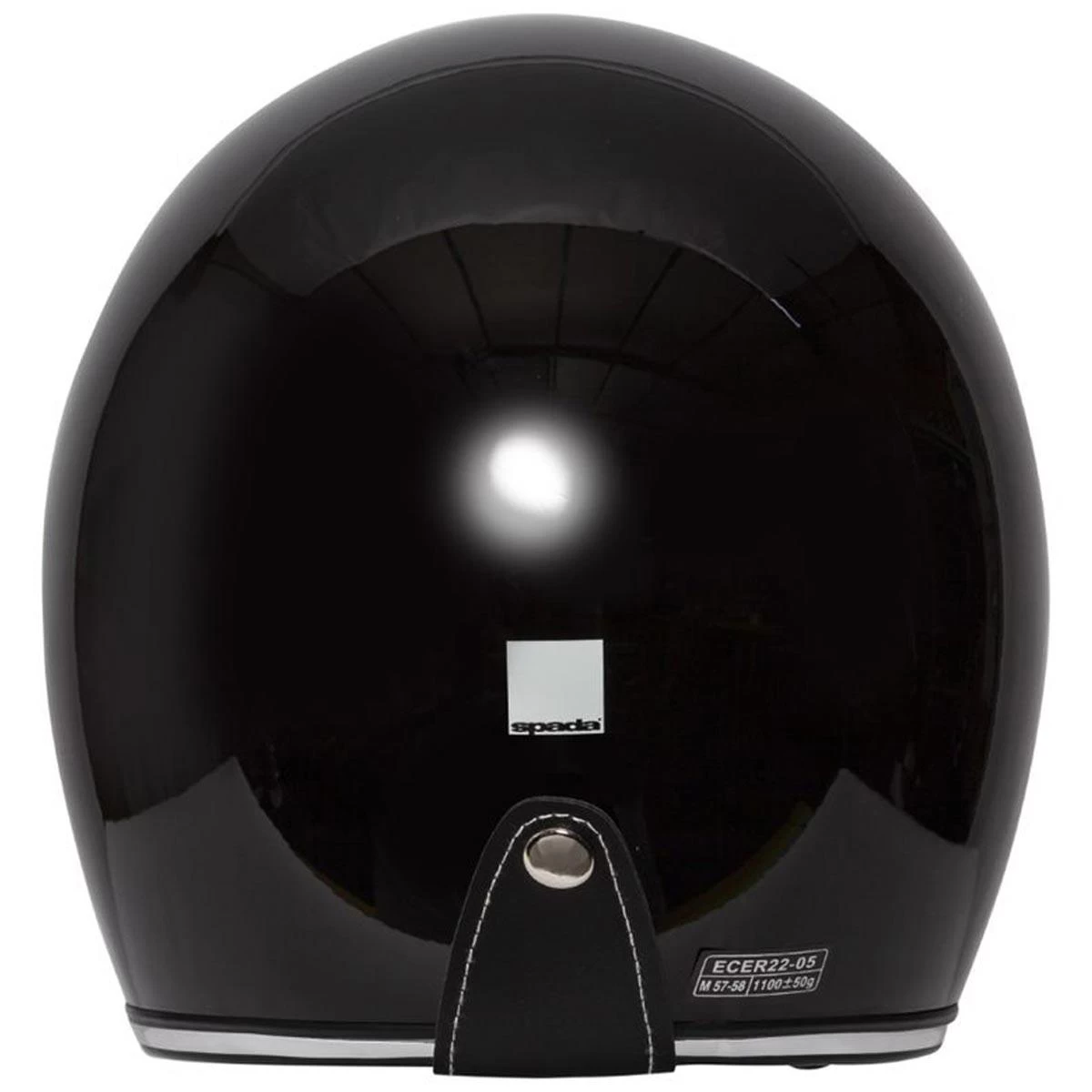 Spada Open Face Classic Helmet - Black 4 Spada Open Face Classic Helmet - Black - Image 4