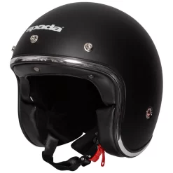 Spada Open Face Classic Helmet - Matt Black