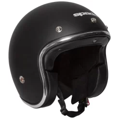 Spada Open Face Classic Helmet - Matt Black 7 Spada Open Face Classic Helmet - Matt Black -Rider Gear Sales Store spada open face classic helmet matt black getgearedshop 4