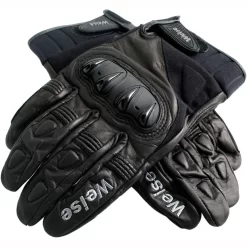 Weise Streetfight Gloves - Black -Rider Gear Sales Store weise streetfight gloves black getgearedshop 3